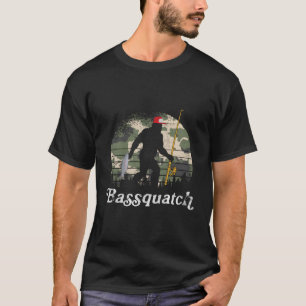 Fisch Fisherman Funny Kids Retro Bass Fishin T-Shirt