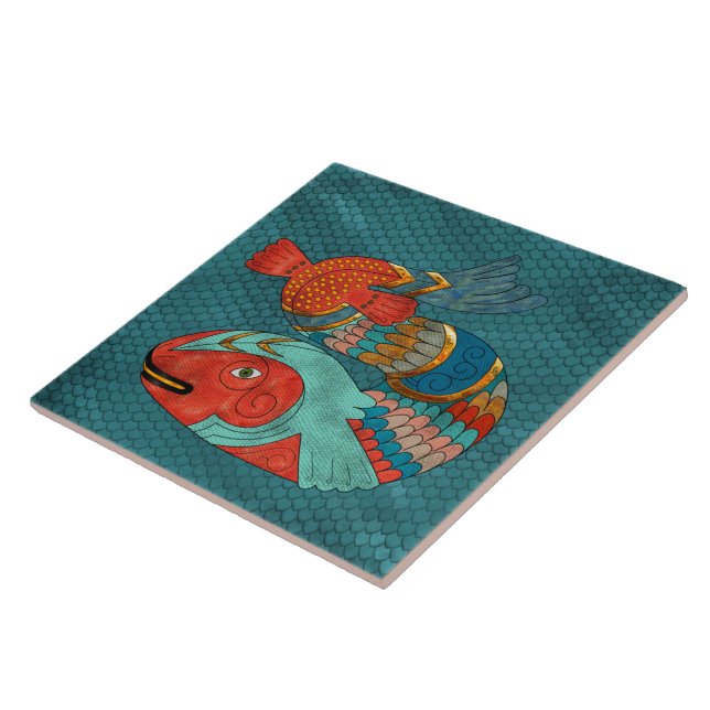 Fisch Fliese (Seite)