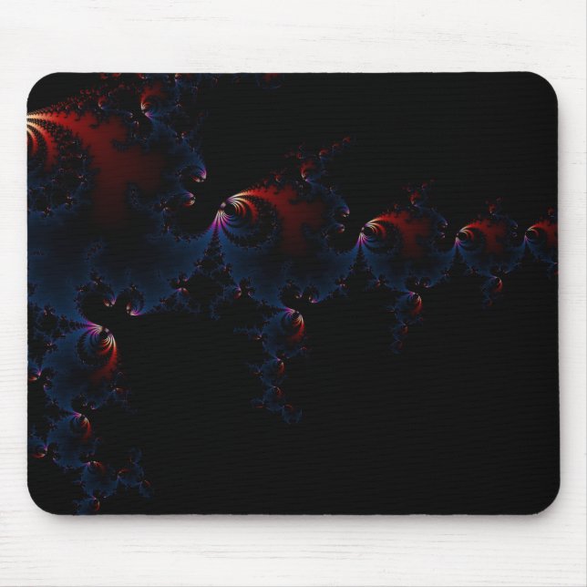 Fisch - Fraktal Mousepad (Vorne)