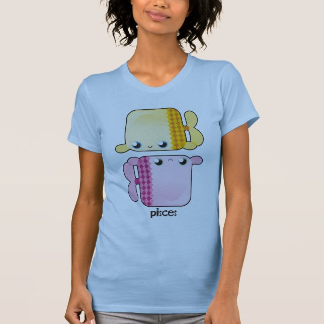 Fisch-Frauen-T - Shirt (Vorderseite)