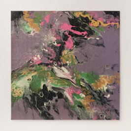 Fisch Fry Acryll Pour Leinwand Malerei