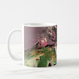 Fisch Fry Acryll Pour Leinwand Malerei Kaffeetasse
