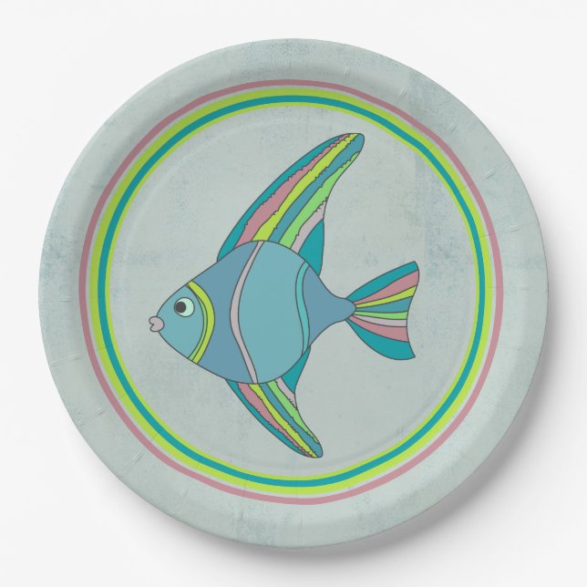 Fisch Fry Paper Plate Pappteller (Vorderseite)