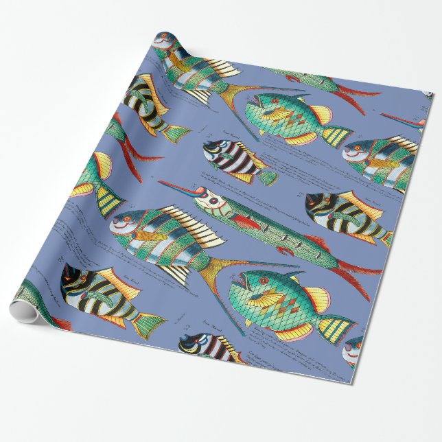 Fisch Geschenkpapier (Ungerollt)