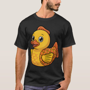 Fisch-Gummiente-Süßes-Hybrid-Design T-Shirt