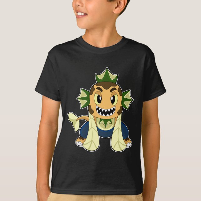 Fisch Halloween Monster T-Shirt (Vorderseite)