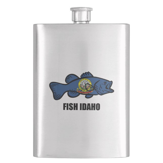 Fisch Idaho Flachmann (Vorderseite)