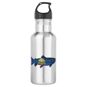 Fisch Idaho Trout Edelstahlflasche