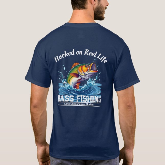 Fisch in der Rolle T-Shirt (Rückseite)