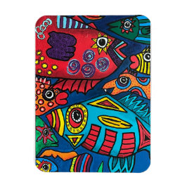 Fisch in der schnellen Flucht Magnet