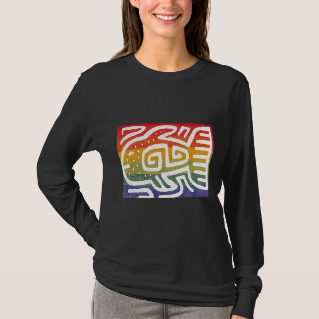 Fisch Iris farbige Fische T-Shirt (Vorderseite)