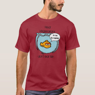 Fisch ist nicht Veggie-Dunkelheits-T - Shirt