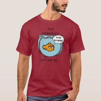Fisch ist nicht Veggie-Dunkelheits-T - Shirt