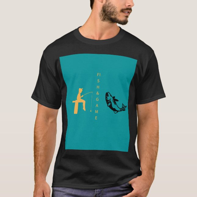 Fisch & Jagd T-Shirt (Vorderseite)
