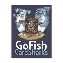 Fisch-Kartenhaie gehen