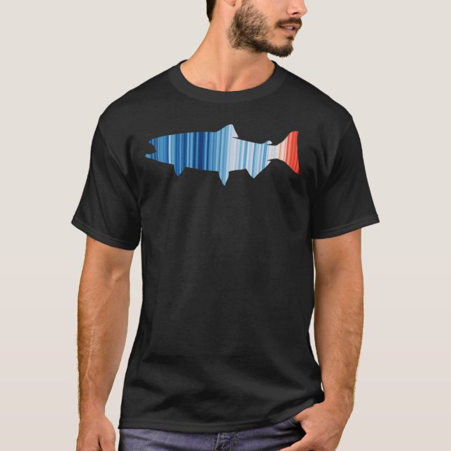 Fisch - Klimawandel und Amphe; Tempera zur globale T-Shirt (Vorderseite)