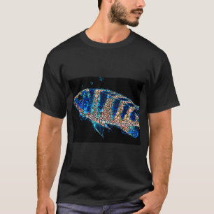 Fisch-Kunstposter - Tropischer Dekor von Sharon Cu T-Shirt