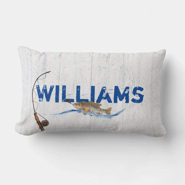 Fisch Lendenkissen (Vorderseite)