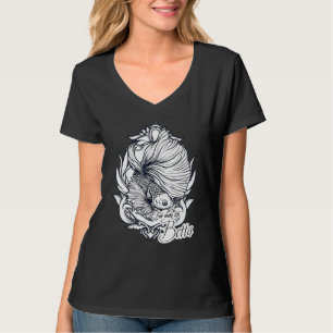 Fisch Make Life Beta Aquarium Aquarist Fisch Fisch T-Shirt