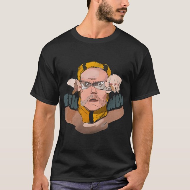 Fisch Mann T-Shirt (Vorderseite)