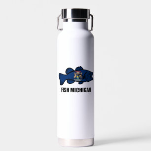 Fisch Michigan Trinkflasche