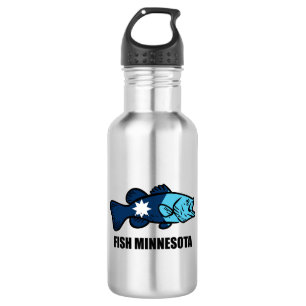 Fisch Minnesota Edelstahlflasche