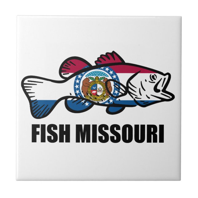 Fisch Missouri Fliese (Vorderseite)