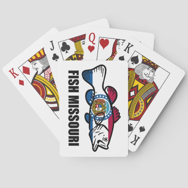 Fisch Missouri Spielkarten (Rückseite)