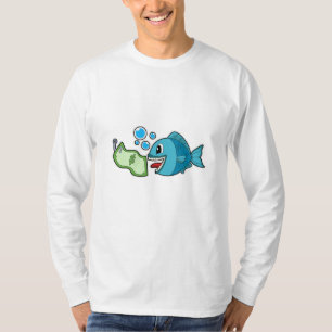 Fisch mit Banknote T-Shirt