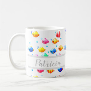 Fisch mit Bläschen Kaffeetasse