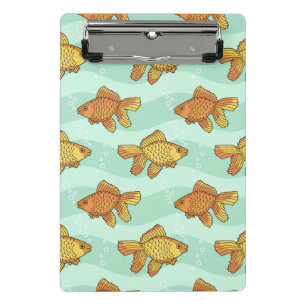 Fisch-Muster Mini Klemmbrett