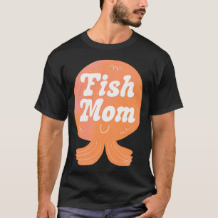 Fisch-Mutter-Abzeichen (Orange) T-Shirt