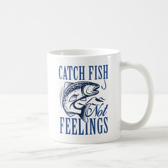 Fisch, nicht Gefühle Kaffeetasse (Rechts)