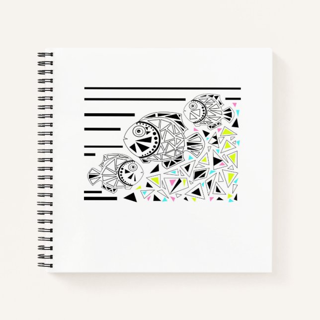 Fisch Notizbuch (Vorderseite)