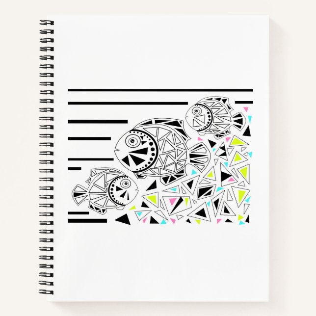 Fisch Notizbuch (Vorderseite)