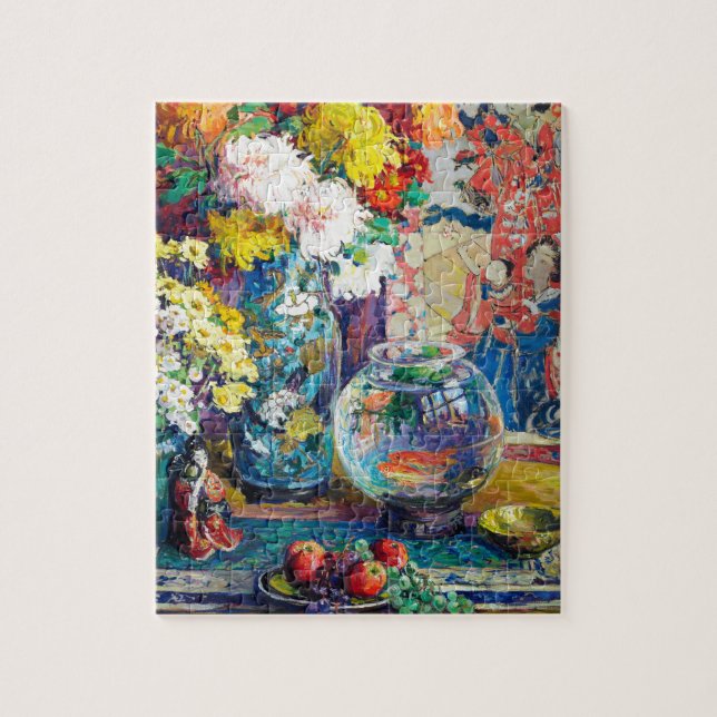 Fisch, Obst und Blume von Kathryn Evelyn Cherr (Vertikal)
