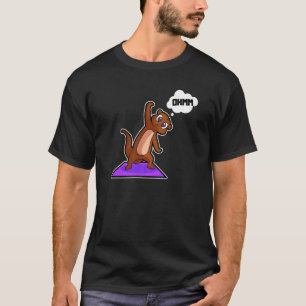 Fisch Otter Yoga Übung Sport Gymnastik Ohm Herzsch T-Shirt