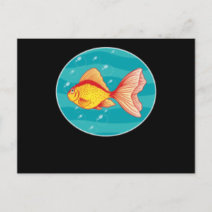 Fisch Ozean Design Wal Schwimmen Siegel Fun Sea Ge Postkarte