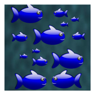 Fisch Poster Strandhaus Poster