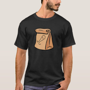 Fisch-Raketen-Burger Papier-Tüte Familie Show 1 T-Shirt