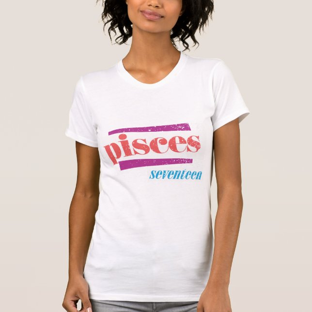 Fisch-Rosa T-Shirt (Vorderseite)