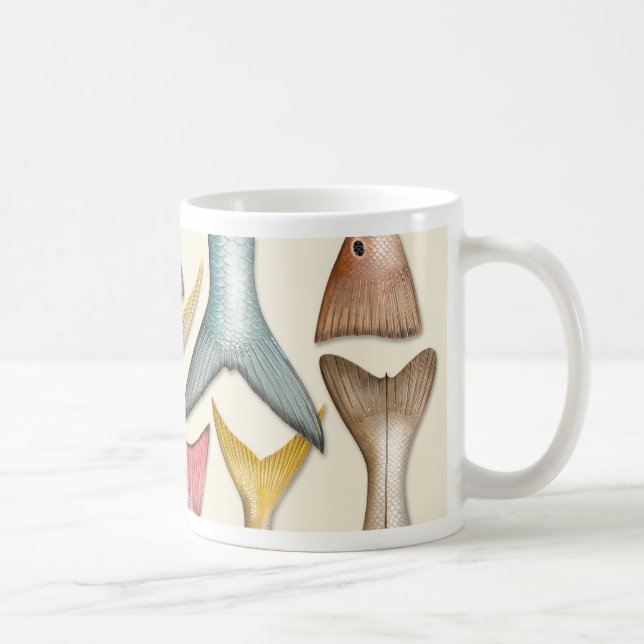 Fisch-Schwanz-Tasse Kaffeetasse (Rechts)