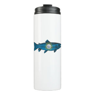 Fisch South Dakota Forelle Thermosbecher