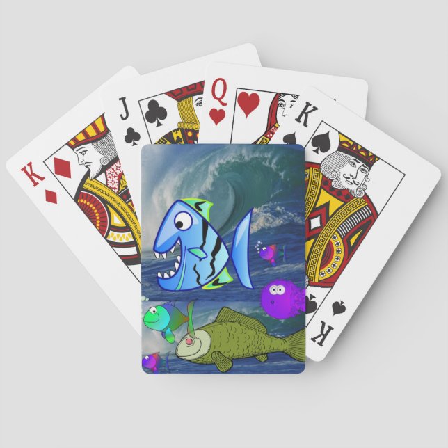 Fisch Spielkarten Deck (Rückseite)