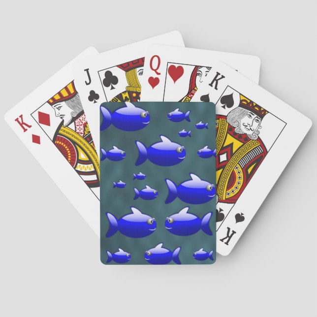 Fisch Spielkarten Deck (Rückseite)