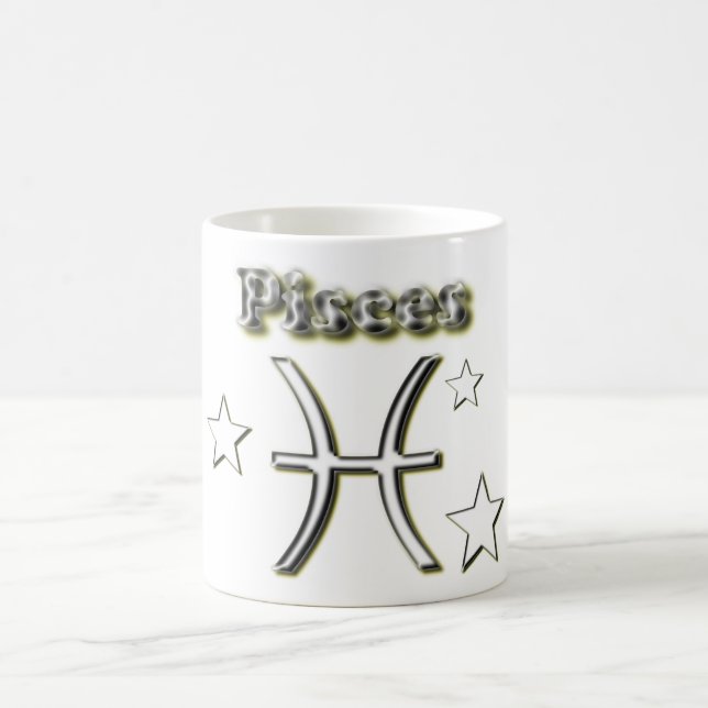Fisch-Symbol Kaffeetasse (Mittel)