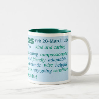 Fisch-Tasse Zweifarbige Tasse