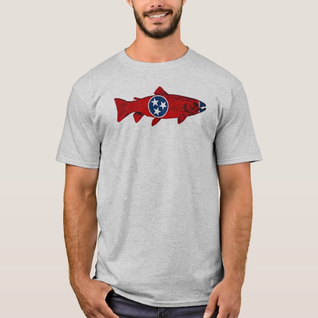 Fisch Tennessee Forelle T-Shirt (Vorderseite)