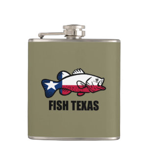 Fisch Texas Flachmann