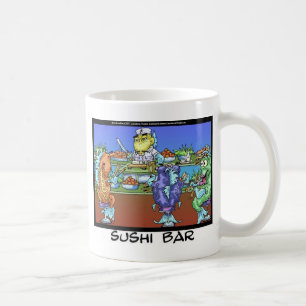 Fisch trifft Märkte AKA Sushi Bar Funny Gifts & Ca Kaffeetasse